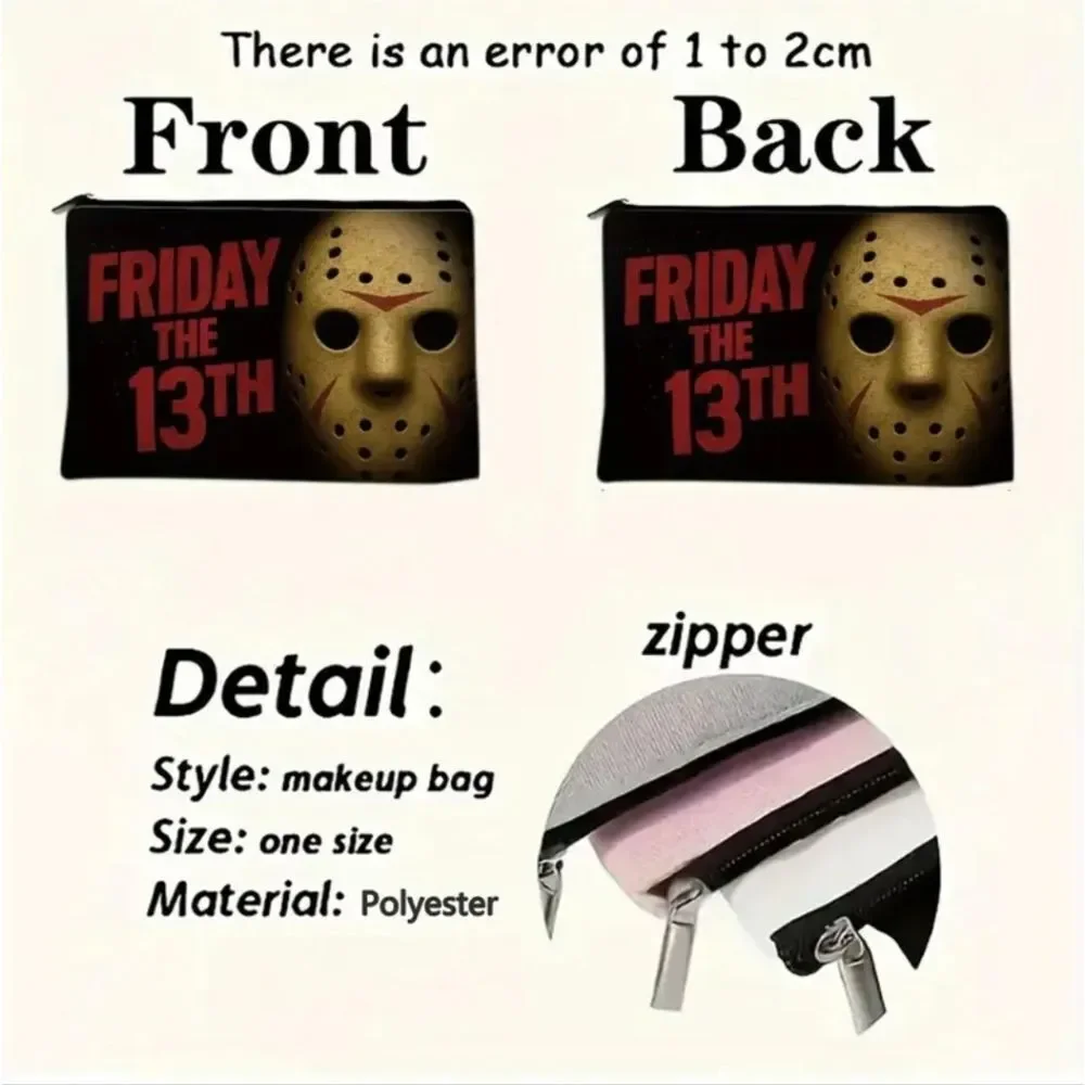Friday The 13th Cosmetic Makeup Bag